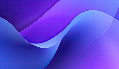 Abstract wavy shapes in vibrant blues and purples.  Smooth flowing lines create a dynamic, soft, and ethereal aesthetic