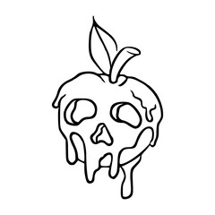 Halloween poison apple