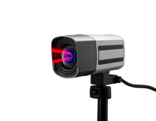 Surveillance Camera with Red Lasers