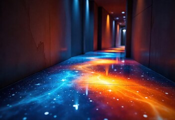 stage with spotlight