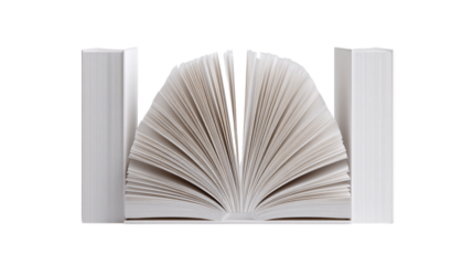 A centered view of bookend, white background --ar 16:9