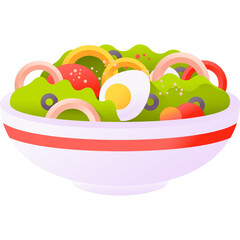 fresh vegetable salad