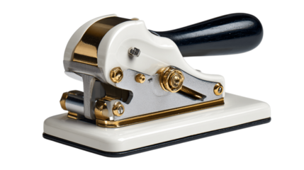 A single knife sharpener, white background --ar 16:9