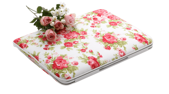 A studio shot of laptop sleeve, white background --ar 16:9