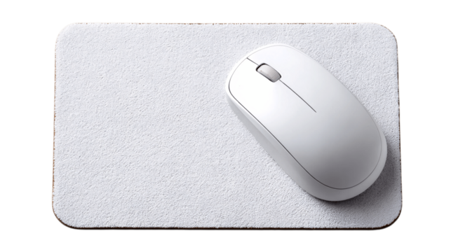 A studio shot of mouse pad, white background --ar 16:9