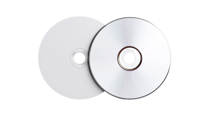 A white background photo of blank CD, white background --ar 16:9