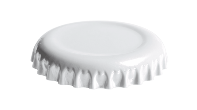 A white background photo of bottle cap, white background --ar 16:9