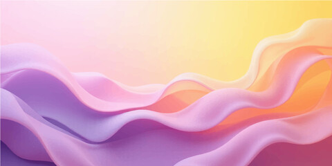Abstract colorful wavy background with flowing lines and soft texture design