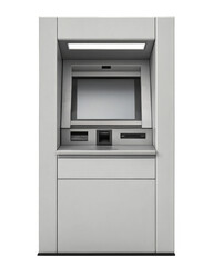 ATM machine isolated on a transparent background.