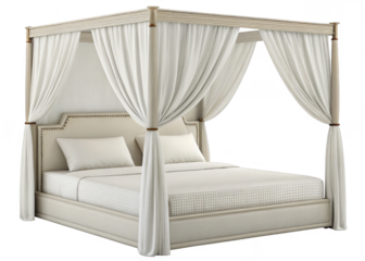Bed canopies isolated on a transparent background.