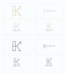 Minimalist Logo Design Concepts in Modern Monochromatic Style Featuring Text and Symbols