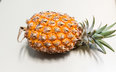 pineapple on white background