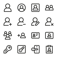 Black Marketing Icon collection vector illustration mega icons