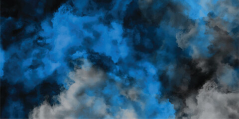 Abstract cloudscape with shades of blue gray and black creating a textured background