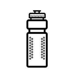 Water bottle sport container -  vector icon
