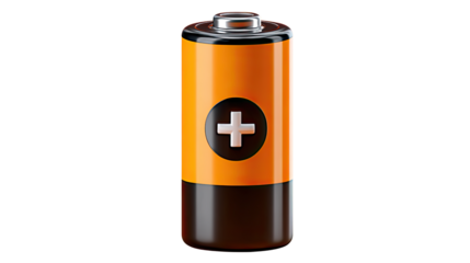 Energized Power Source: A striking close-up captures a vibrant AA battery, an emblem of sustained energy and essential technology. 