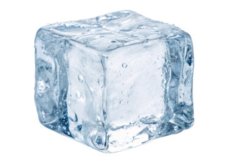 Obraz premium Ice isolated on a transparent background. 
