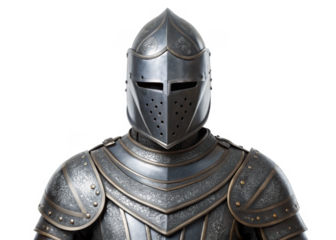 knight isolated on a transparent background.