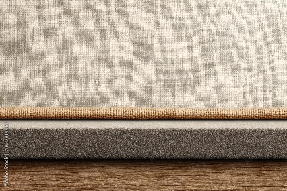 Poster textured fabric draping over a solid table surface in a warm, inviting setting for home decor or cra