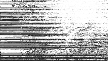 Scratched Grunge Texture – Urban Dust Overlay Vector, Horizontal Glitch Grunge Texture – Distressed Noise Vector Illustration Design Overlay transparent background 