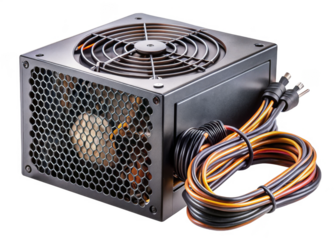  Power supply isolated on a transparent background.
