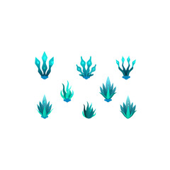  different crystal kelp set  