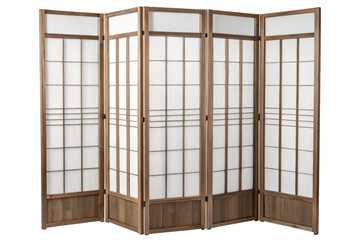 Room Divider isolated on a transparent background.	