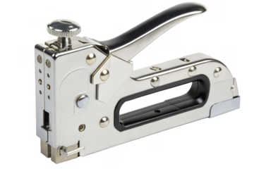 Staple Gun isolated on a transparent background.