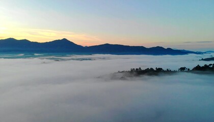 Fototapeta premium sunrise in the mountains