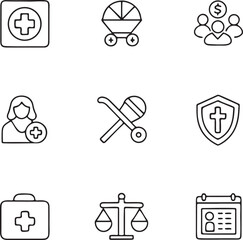 Abstract geometric shapes with a bold black silhouette perfect for modern design and branding applications