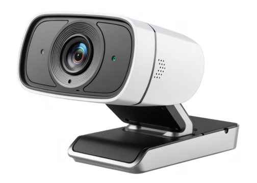 Webcam isolated on a transparent background.