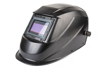 Welding Helmet isolated on a transparent background.
