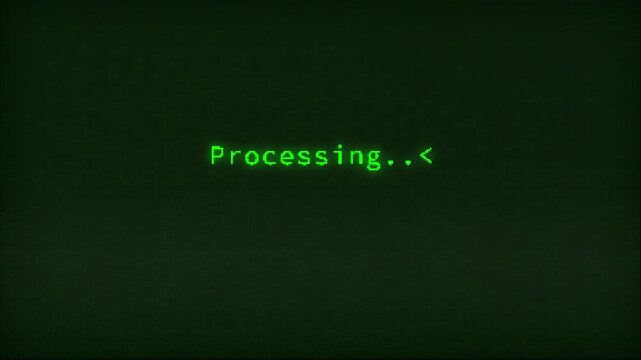 Processing Old Computer Screen