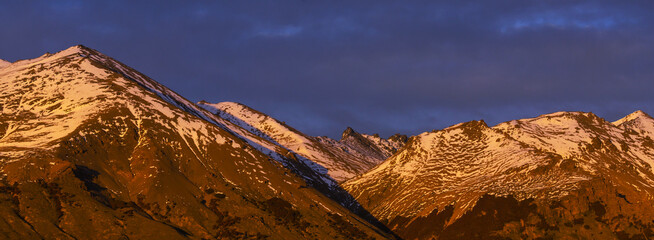 Mountains on sunrise