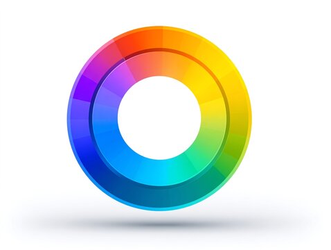 Icona Vettoriale di una Ruota dei Colori