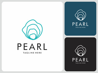 abstract shellfish logo vector