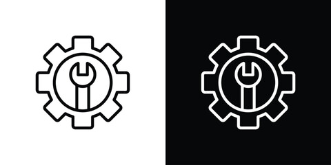 Resolve icon graphic, editable stroke. Suitable for website design, logo, app, template, and ui ux.