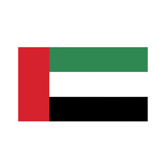 The flag of the United Arab Emirates, a symbol of national identity and pride.