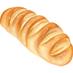 French Bread Illustration 