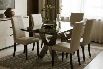 modern dining room