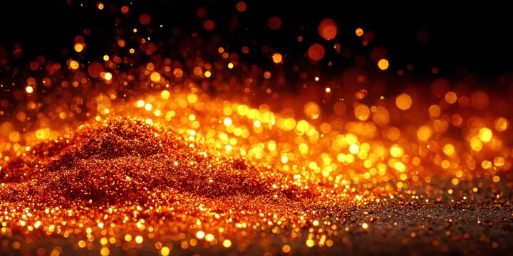 Esplosione di pigmento bronzo metallico ad alta energia