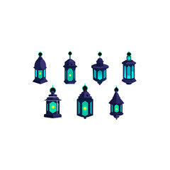  different abyss lantern set   