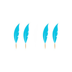  different floating quill set   