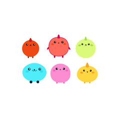 different puffy puffer pet set   