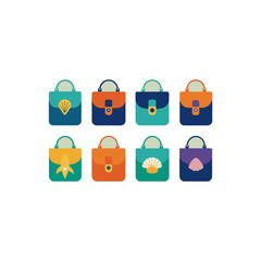  different school satchel set   