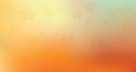 Modern Autumn Background Template Orange and cream gradation color artwork art simple modern.