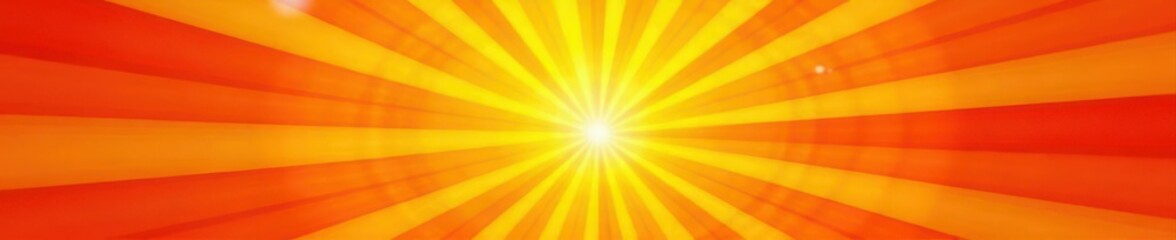 Abstract orange and yellow radial background, sunburst effect, summer, texture, fiery