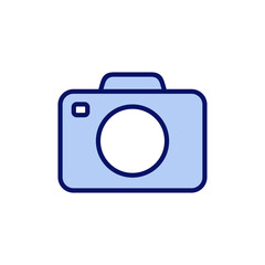 Camera icon vector. photo camera sign and symbol. photography icon.