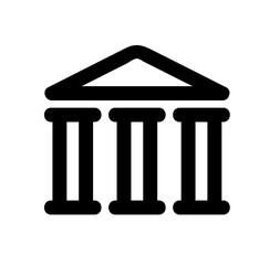 Bank icon illustration vector.editable