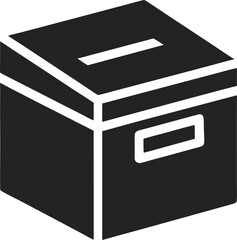 archive box glyph icon